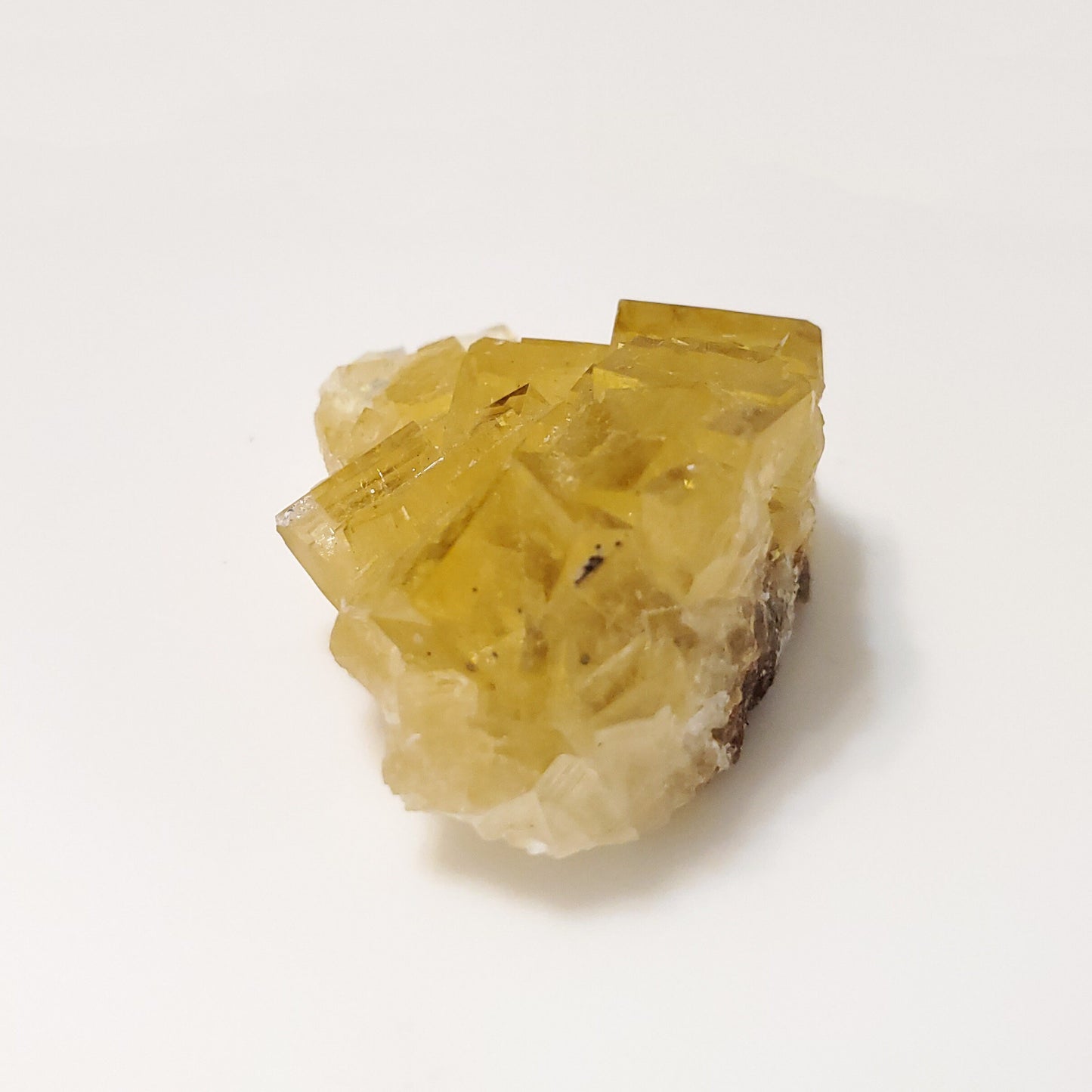 Yellow Fluorite, Fluorescent, Moscona Mine, Solís, Corvera de Asturias, Villabona mining area, Asturias, Spain (59)