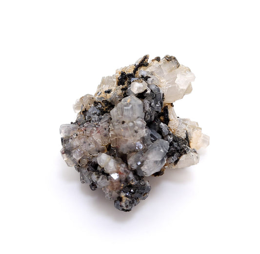 Calcite, Marcasite, Alnef, Morocco (80)