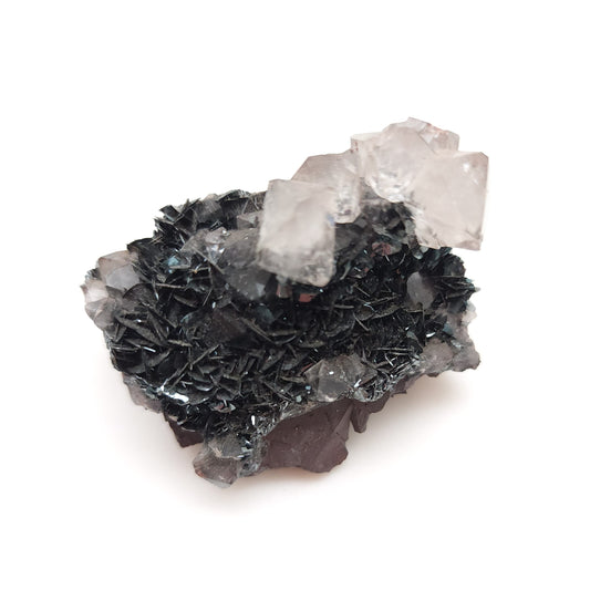 Quartz on Hematite, RARE, Florence Mine, Egremont, West Cumberland Iron Field, Cumberland, Cumbria, England, Europe
