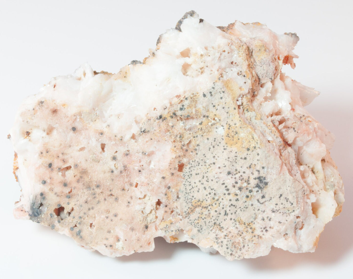 Vanadinite and Barite, Goethite, Mibladen, Midelt, Morocco (16)