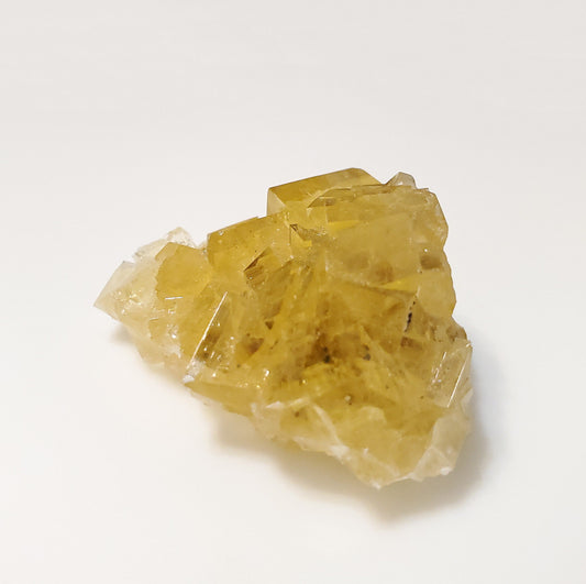 Yellow Fluorite, Fluorescent, Moscona Mine, Solís, Corvera de Asturias, Villabona mining area, Asturias, Spain (59)