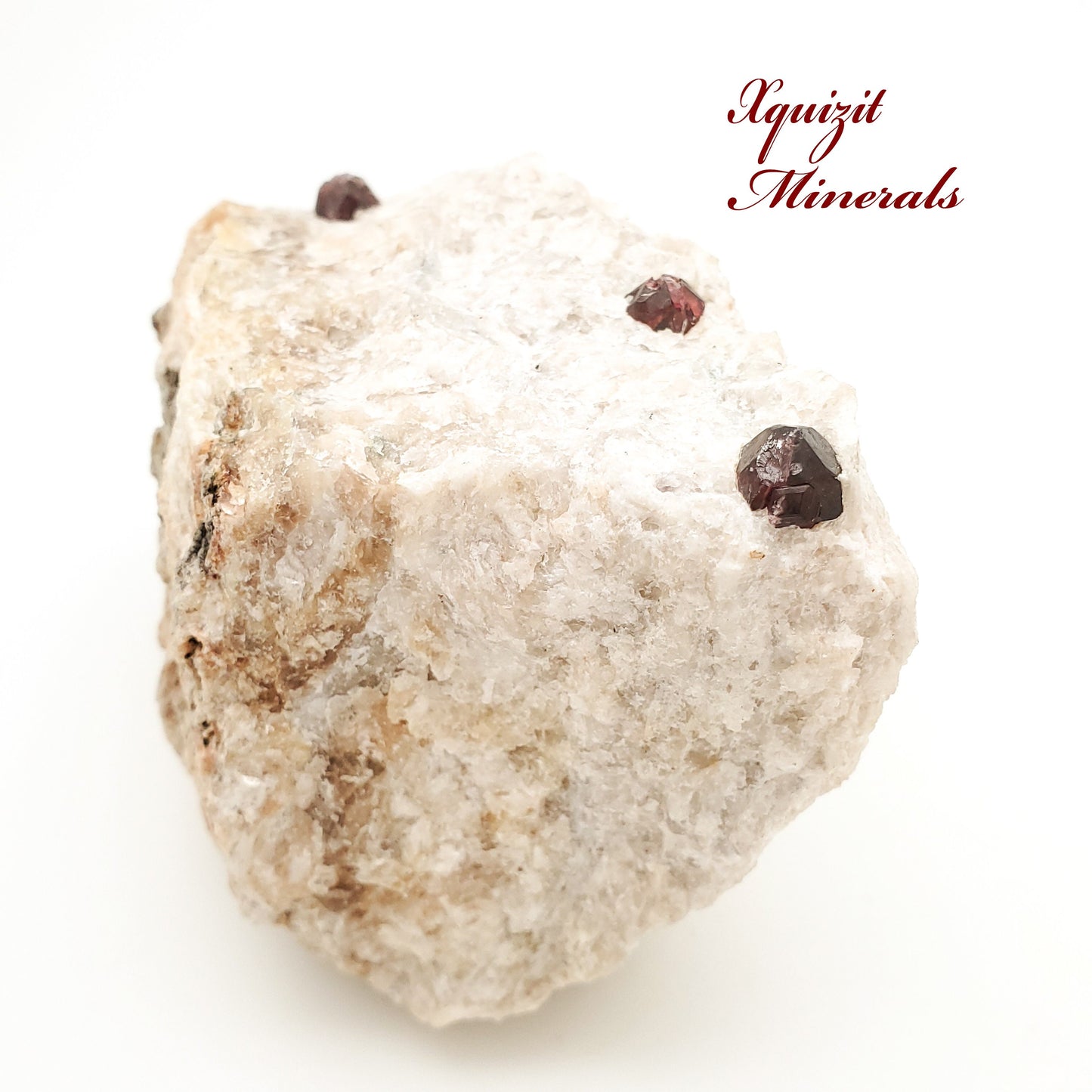 Almandine Garnet in Quartz, Brazil (65)