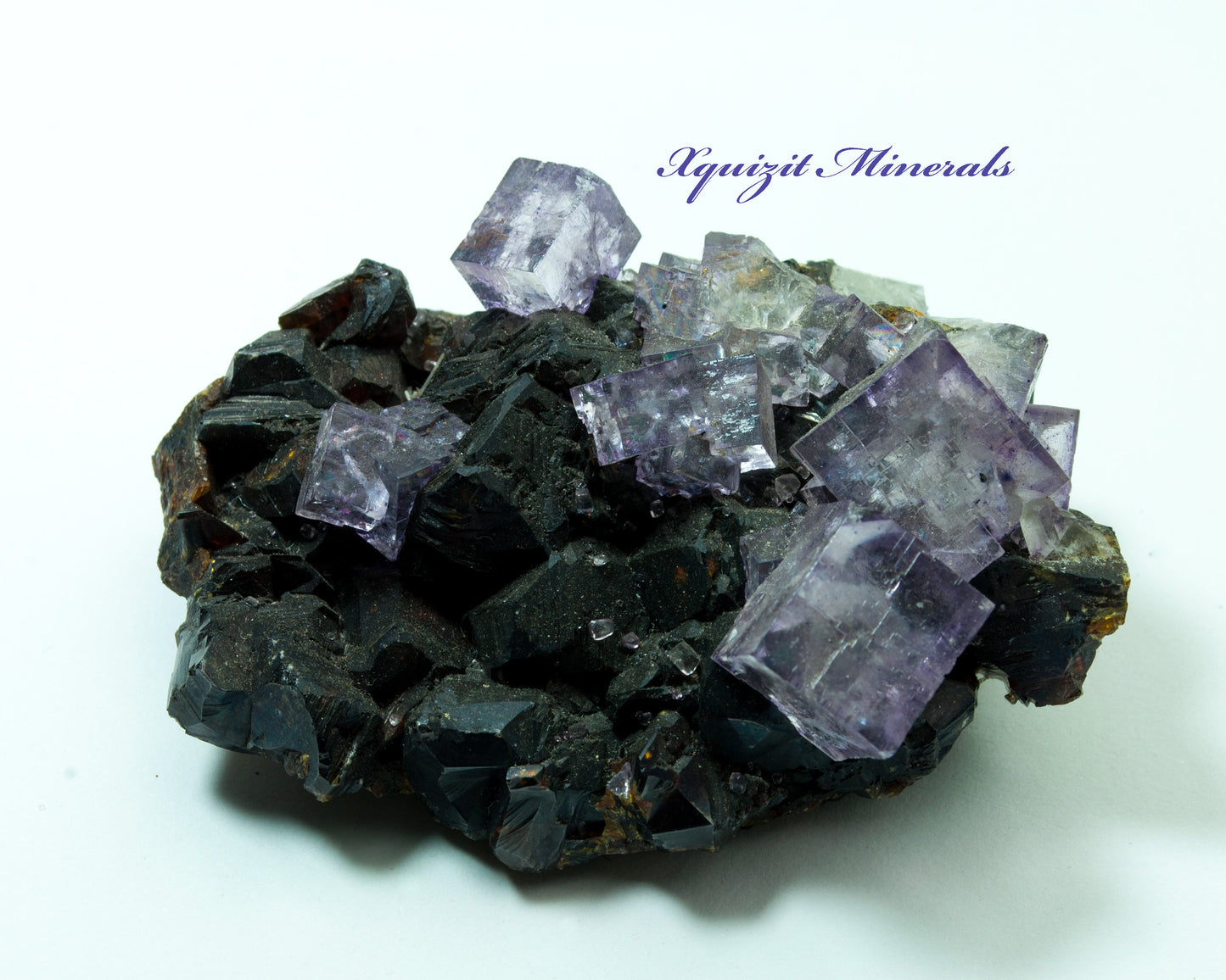 Fluorite, Sphalerite, Elmwood Mine, Smith County, Tennessee, USA (43)