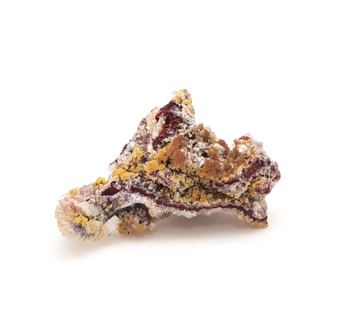 Mimetite with Calcite, Mina Ojuela, Mapimi, Mexico (25)