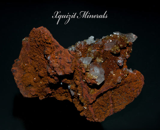 Adamite and Hemimorphite, Mina Ojuela, Mapimi, Mexico (47)
