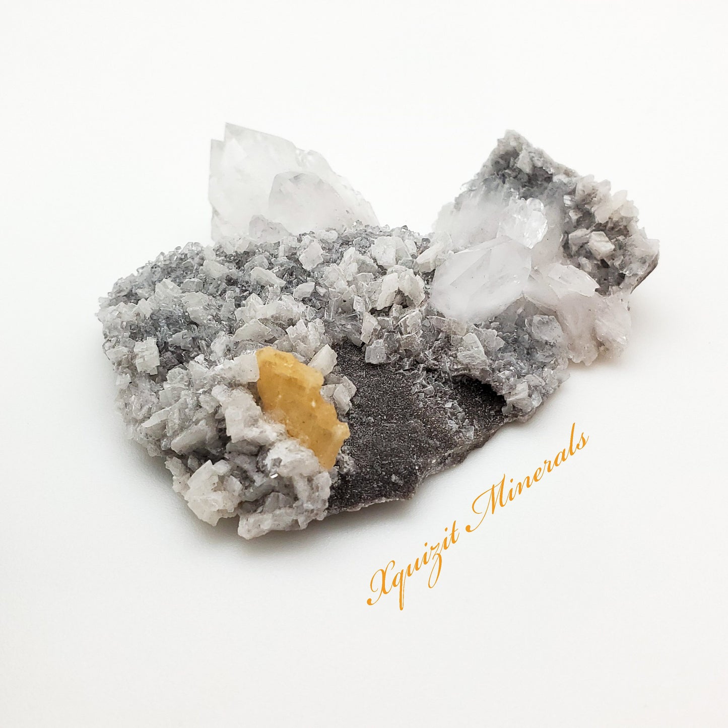 China Barite and Quartz with Calcite, Guizhou Prov., Qinglong, China (28)