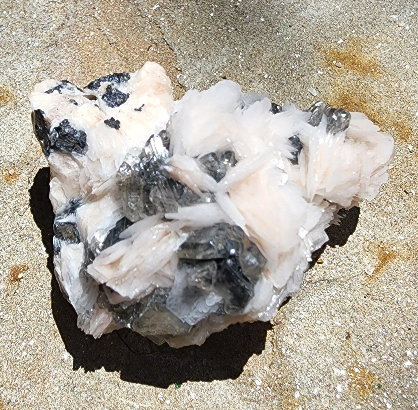 Cerussite, Barite, Galena, Mibladen, Midelt, Morocco (54)