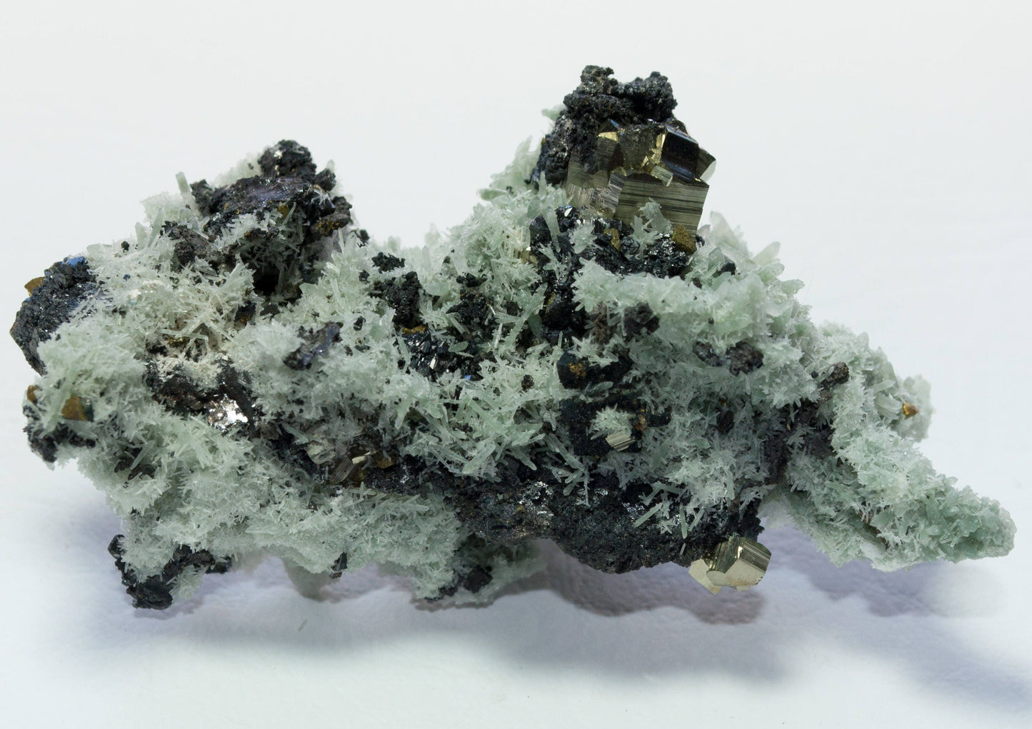 Galena with Sphalerite and Quartz and Pyrite, Borieva Mine, Madan, Bulgaria (6)