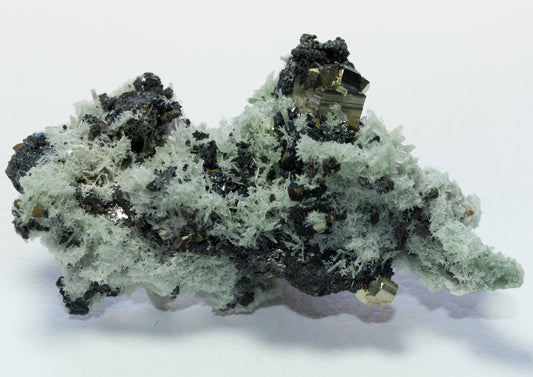 Galena with Sphalerite and Quartz and Pyrite, Borieva Mine, Madan, Bulgaria (6)