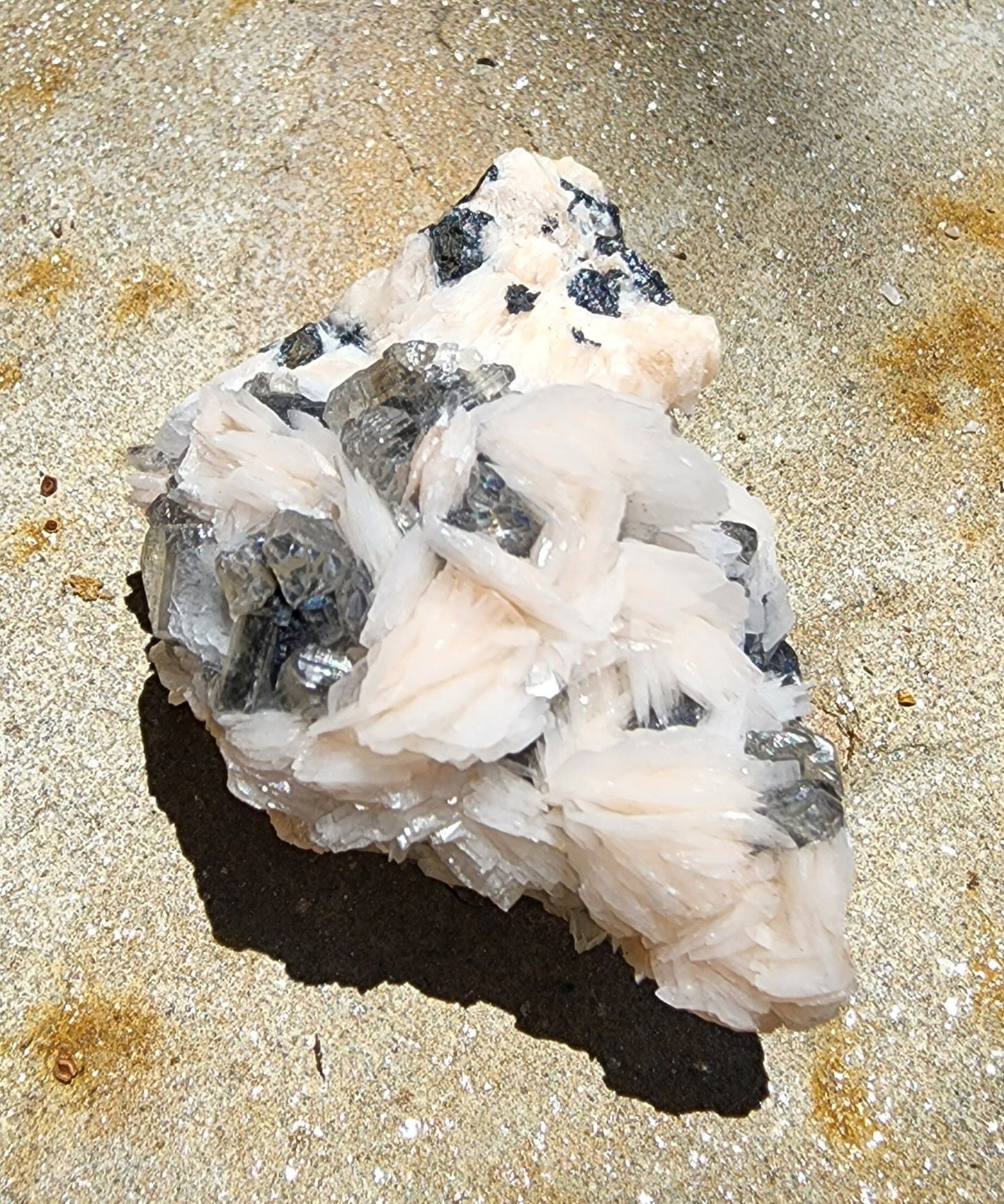 Cerussite, Barite, Galena, Mibladen, Midelt, Morocco (54)