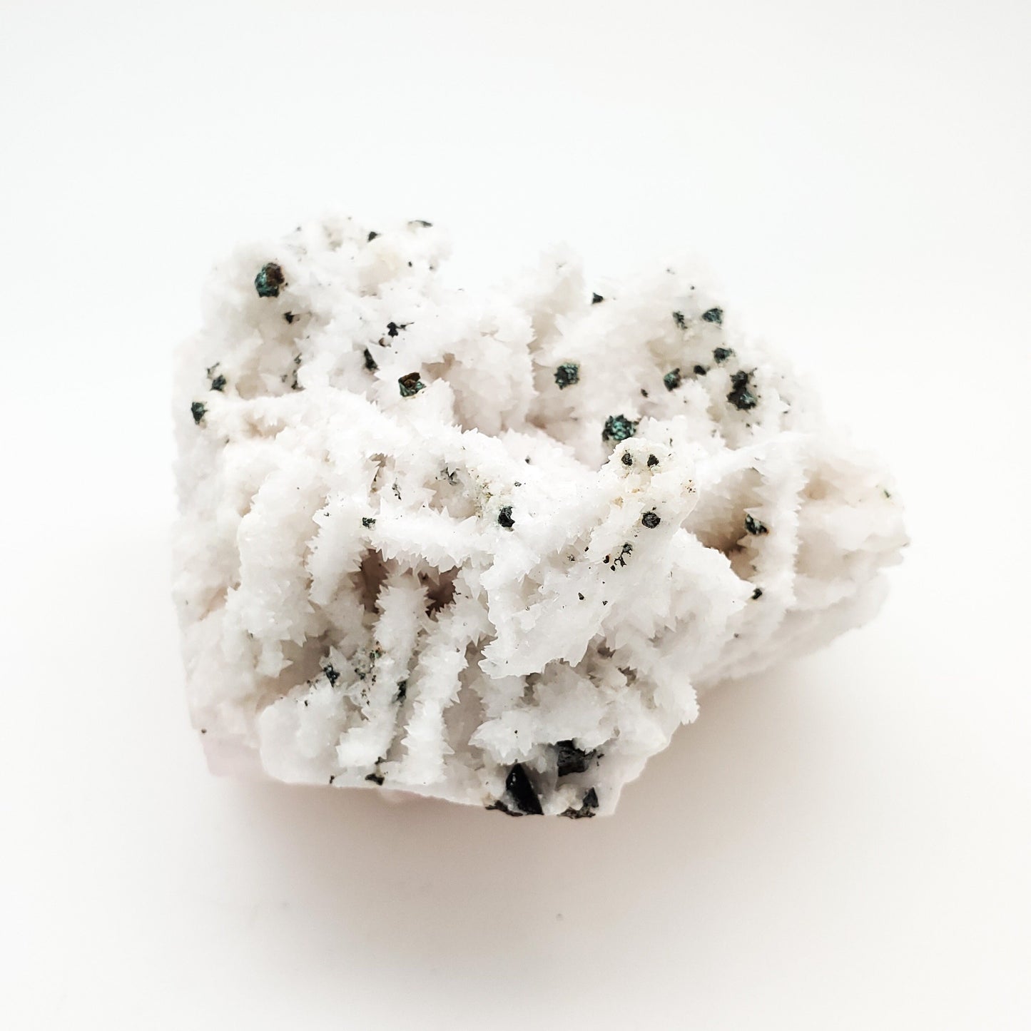 Calcite var. Manganocalcite, Chalcopyrite, Fluorescent, Pachapaqui Mining District, Bolognesi Province, Áncash, Peru (68)