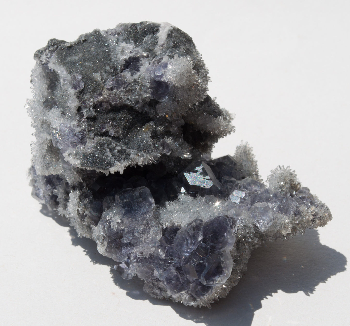 Fluorite and Quartz, Xia Yang Mine, Fujian Province, China (57)