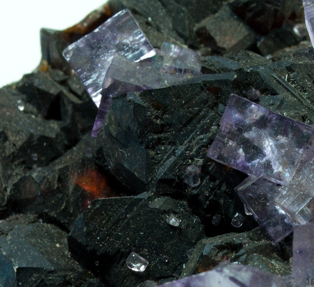 Fluorite, Sphalerite, Elmwood Mine, Smith County, Tennessee, USA (43)
