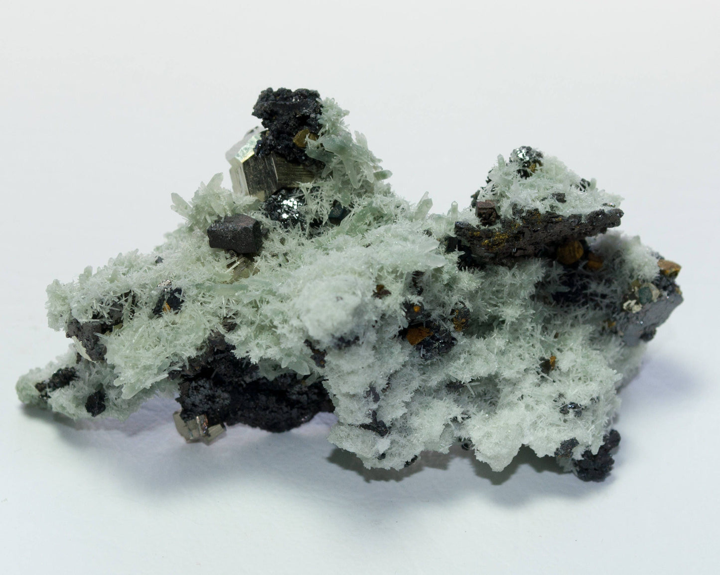 Galena with Sphalerite and Quartz and Pyrite, Borieva Mine, Madan, Bulgaria (6)