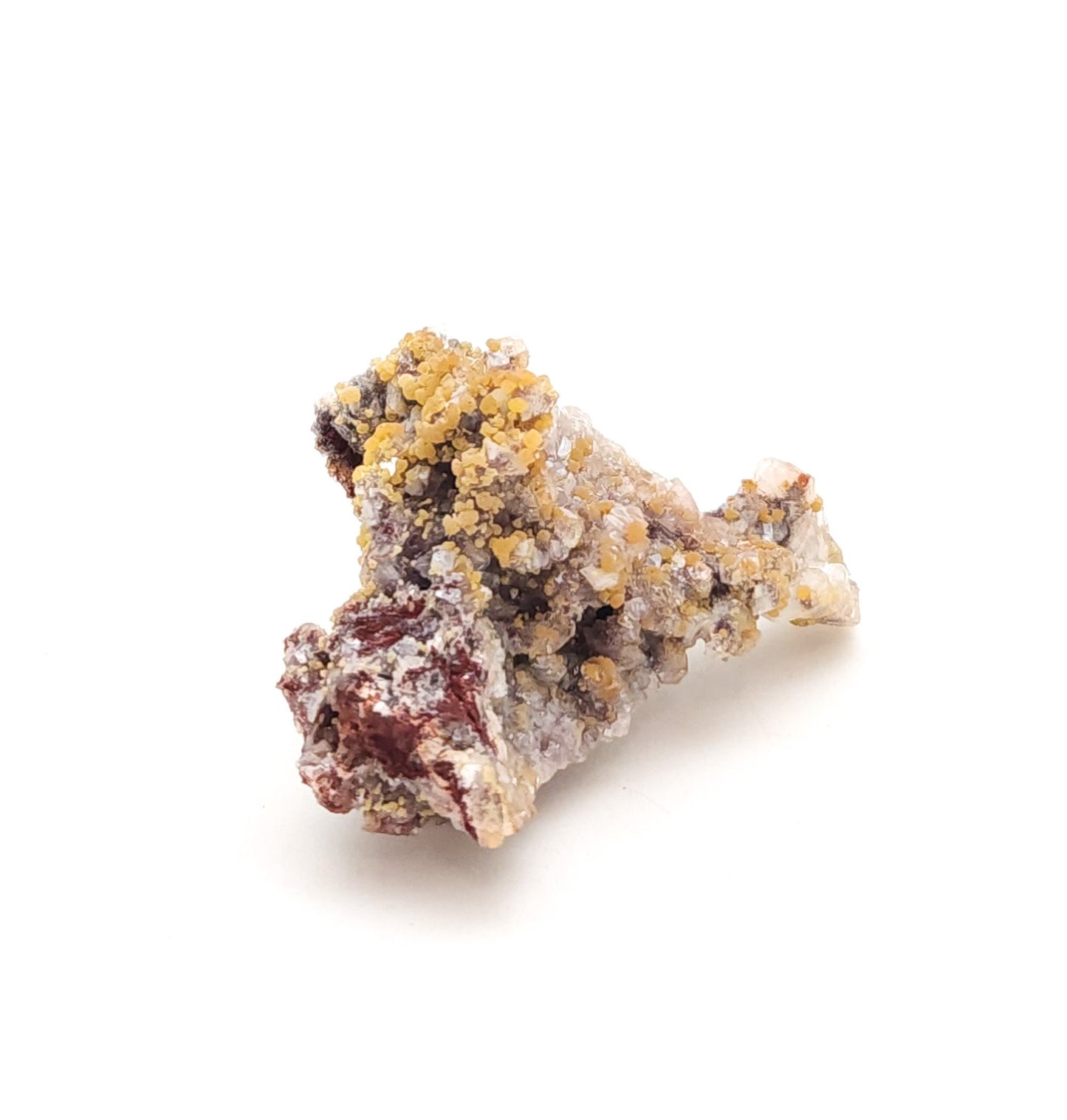Mimetite with Calcite, Mina Ojuela, Mapimi, Mexico (25)