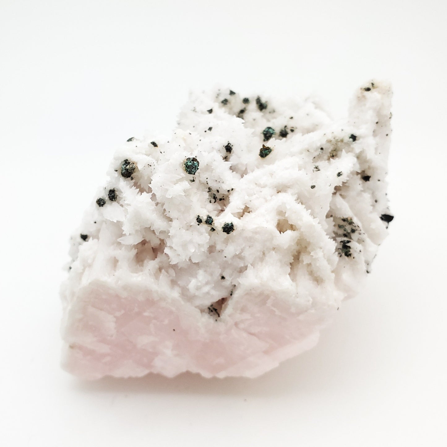 Calcite var. Manganocalcite, Chalcopyrite, Fluorescent, Pachapaqui Mining District, Bolognesi Province, Áncash, Peru (68)