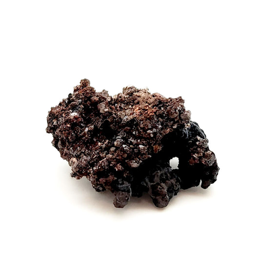 Botryoidal Psilomelane, Calcite, Santa Eulalia, Chihuahua, Mexico (38)