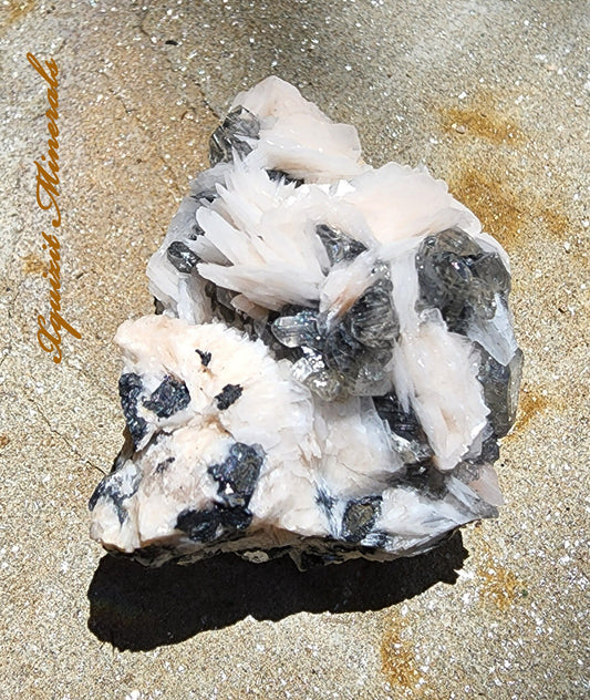 Cerussite, Barite, Galena, Mibladen, Midelt, Morocco (54)