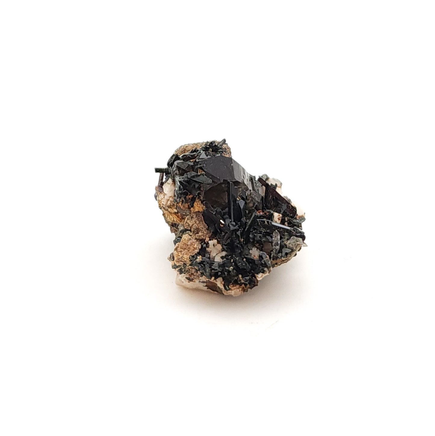Aegirine with Smoky Quartz and Microcline, Mount Malosa, Domasi, Malawi (28)