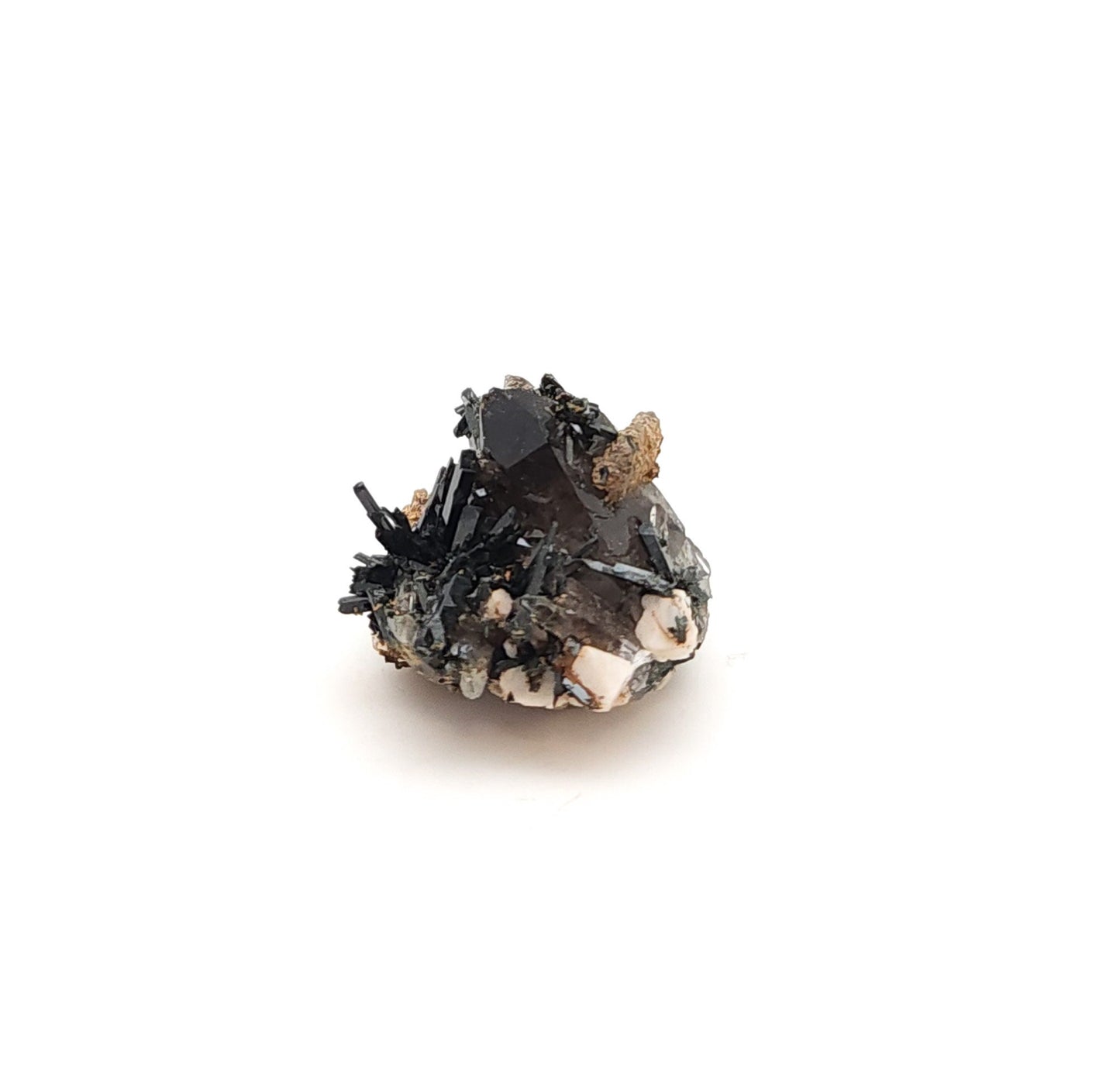 Aegirine with Smoky Quartz and Microcline, Mount Malosa, Domasi, Malawi (28)