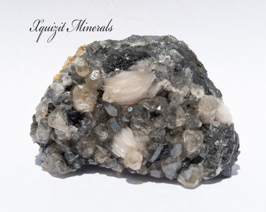Cerussite, Barite, Galena, Mibladen, Morocco (54)