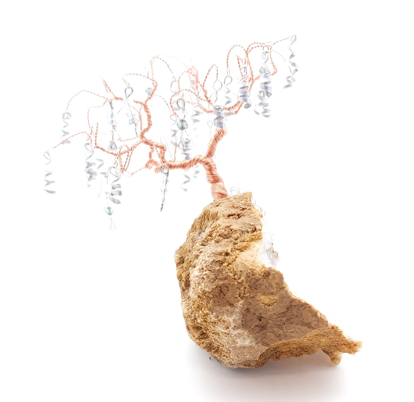 Druze Quartz Geode Tree, Decoration, Morocco (L)