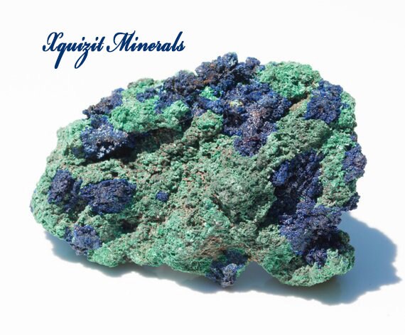 Azurite and Malachite, Bou Bekker Mine, Oujda, Morocco (20)