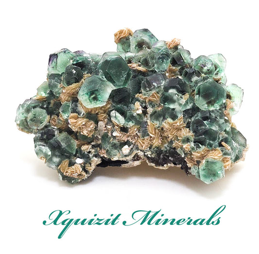 Fluorite with Muscovite, Erongo Mountains, Namibia