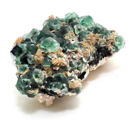 Fluorite with Muscovite, Erongo Mountains, Namibia