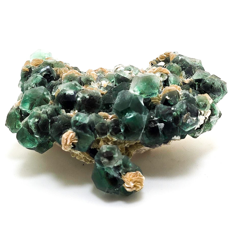 Fluorite with Muscovite, Erongo Mountains, Namibia