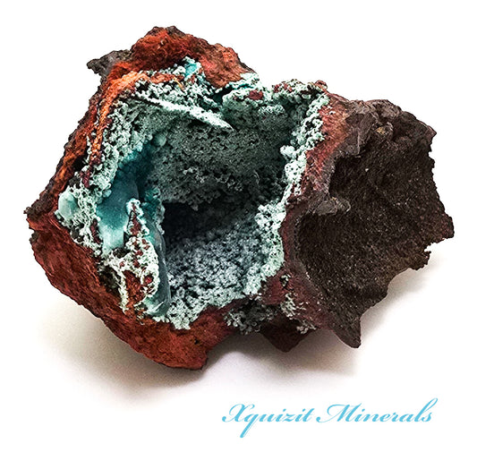Rosasite, Mina Ojuela, Mapimi, Mexico