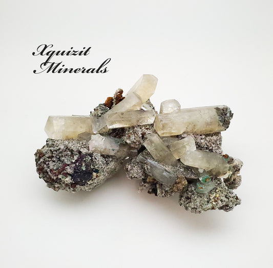 Chalcopyrite with Hexagonal Calcite, Sweetwater Mine, Reynolds County, Missouri (23)
