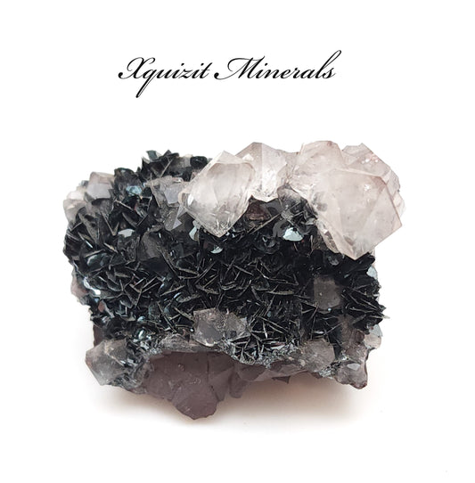 Quartz on Hematite, RARE, Florence Mine, Egremont, West Cumberland Iron Field, Cumberland, Cumbria, England, Europe