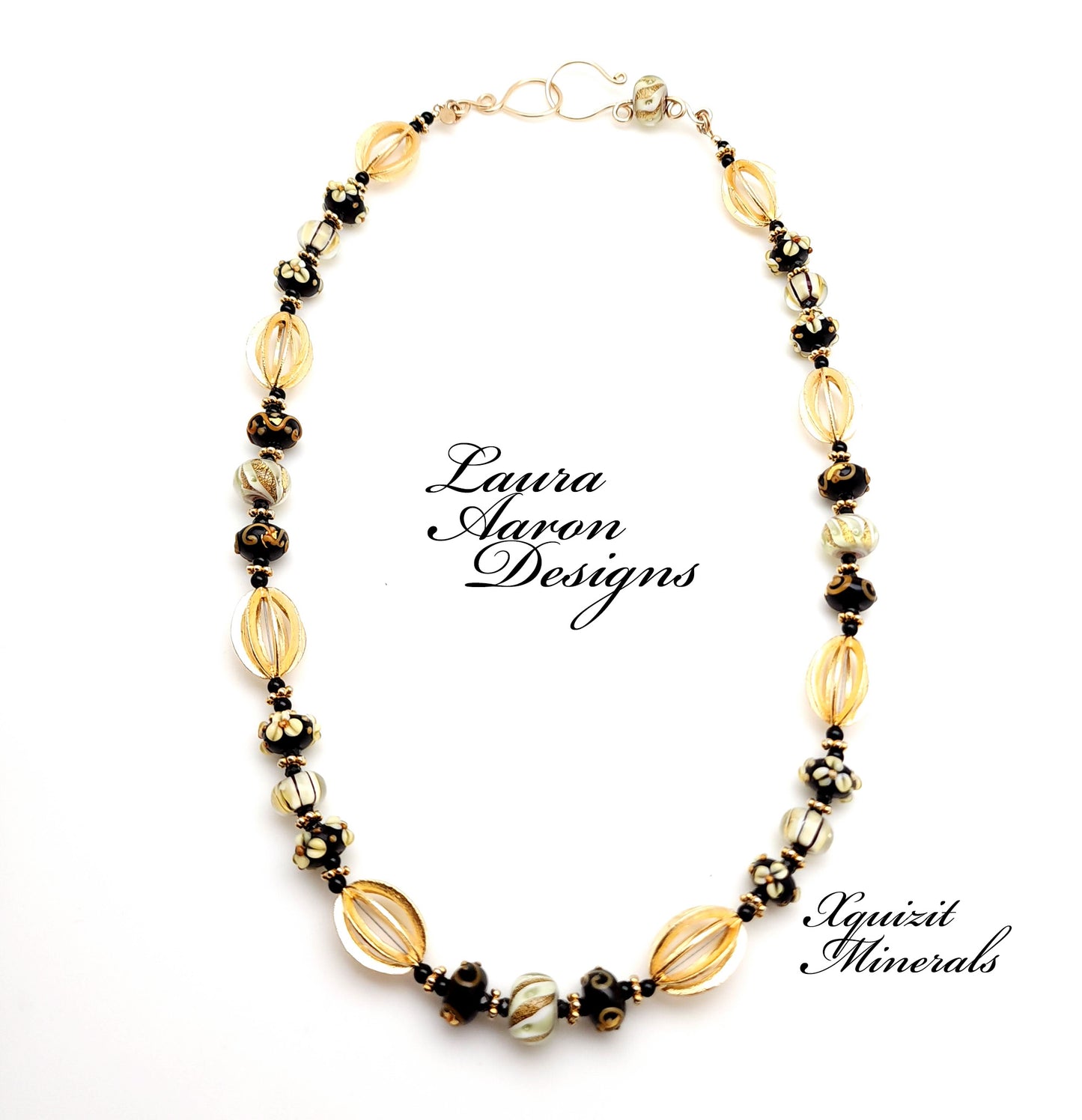 Black and Gold Necklace