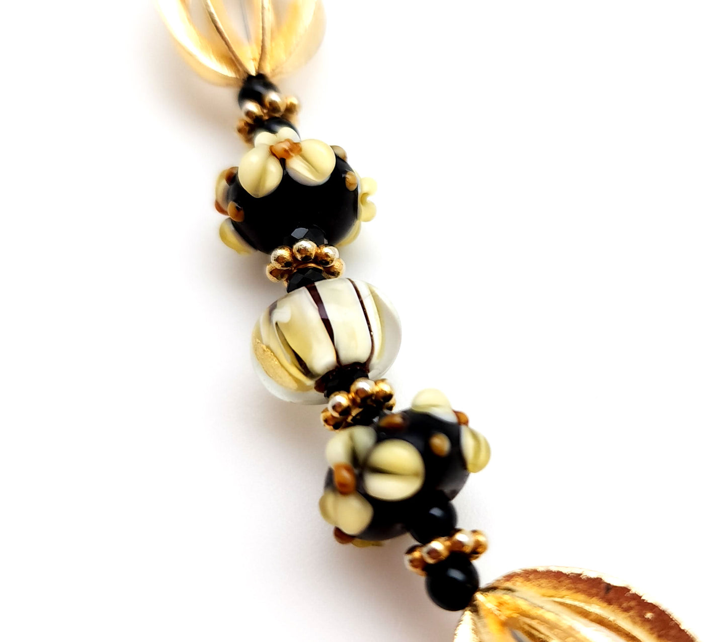Black and Gold Necklace