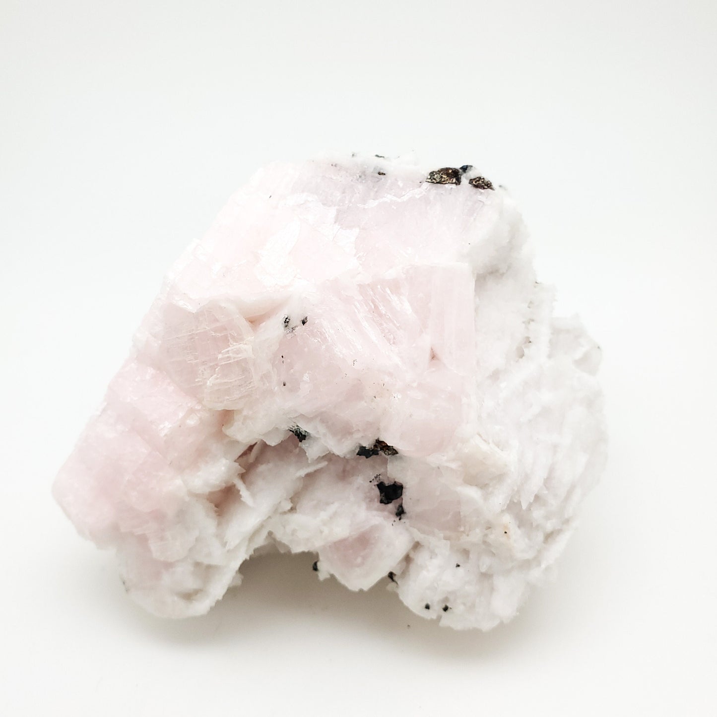 Calcite var. Manganocalcite, Chalcopyrite, Fluorescent, Pachapaqui Mining District, Bolognesi Province, Áncash, Peru (68)