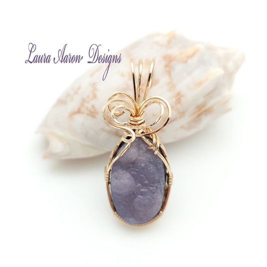 Purple Smithsonite Pendant