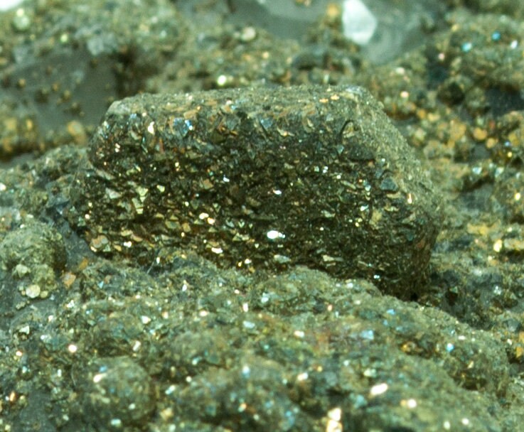 Pyrite on Quartz, El Hammam Mine (El Hamman Mine), Morocco (42)