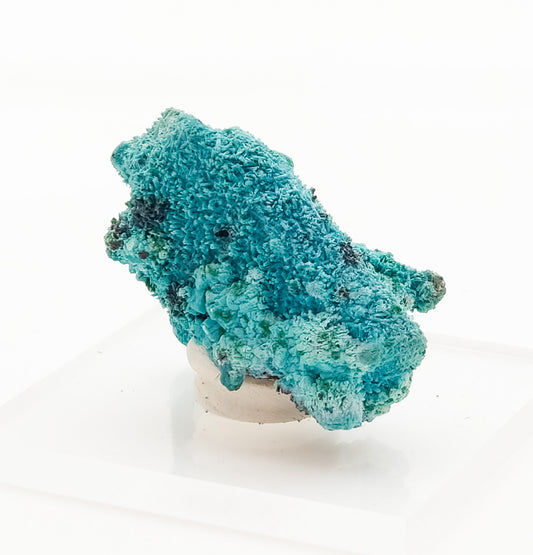 Chrysocolla pseudomorph after Malachite after Azurite, Lupoto Mine, Kakumba, Kipushi, Haut-Katanga, Democratic Republic of Congo (55)