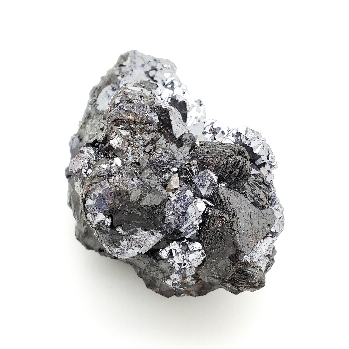Galena and Sphalerite with Calcite, Sweetwater Mine, Reynolds County, Missouri (61)