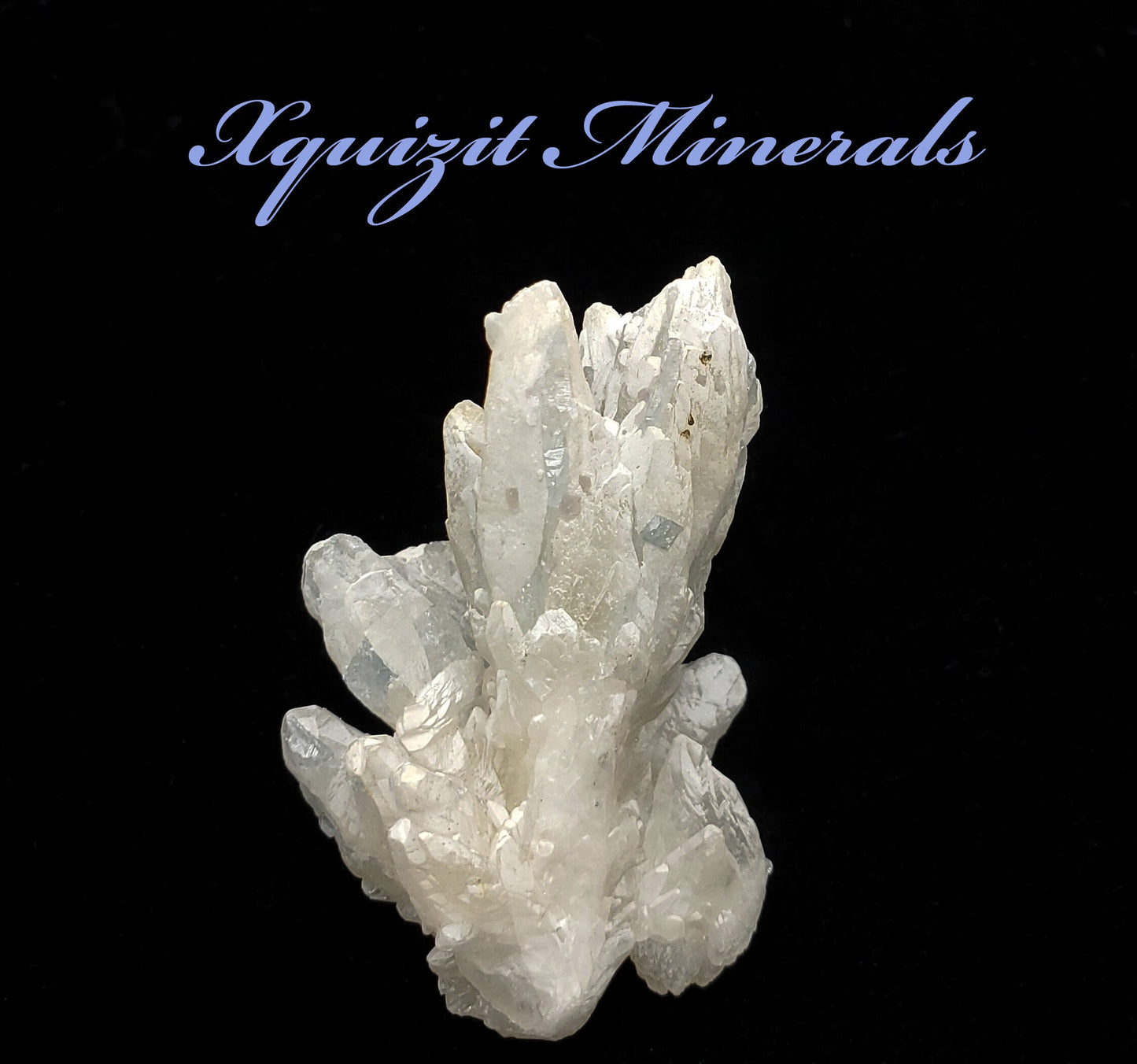 Celestine with Calcite, Mojina Mine, Rancho de Mojina, Municipio de Buenaventura, Chihuahua, Mexico (8)