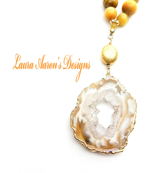 Honey Tigers Eye Necklace