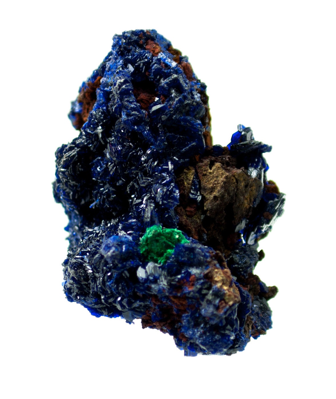 Azurite, Malachite, Azilal Province, Morocco (28)