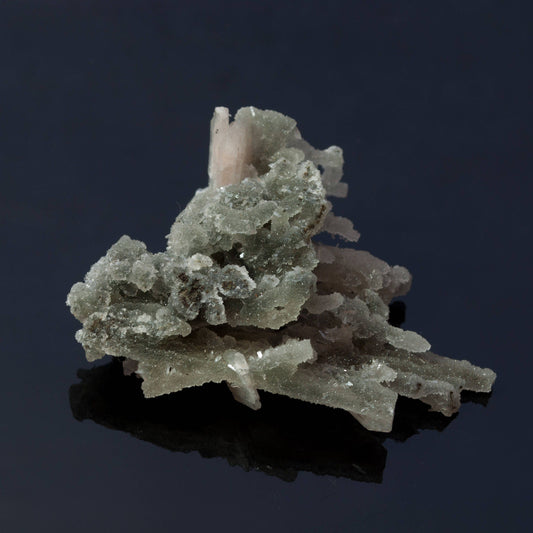 Stilbite on Chalcedony, Deccan Plateau,  (35)