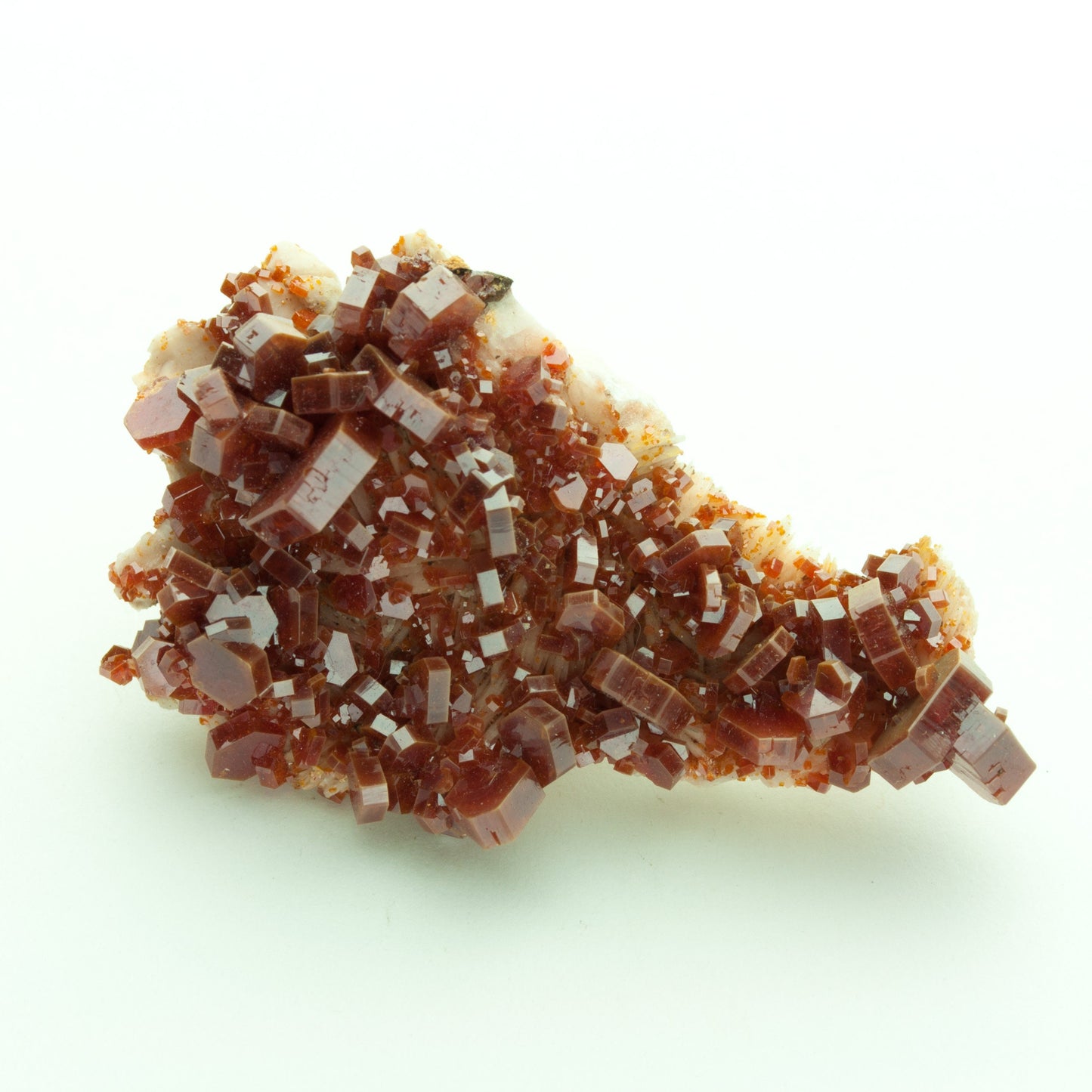 Vanadinite, Crystals on Matrix, Mibladen, Morocco (53)