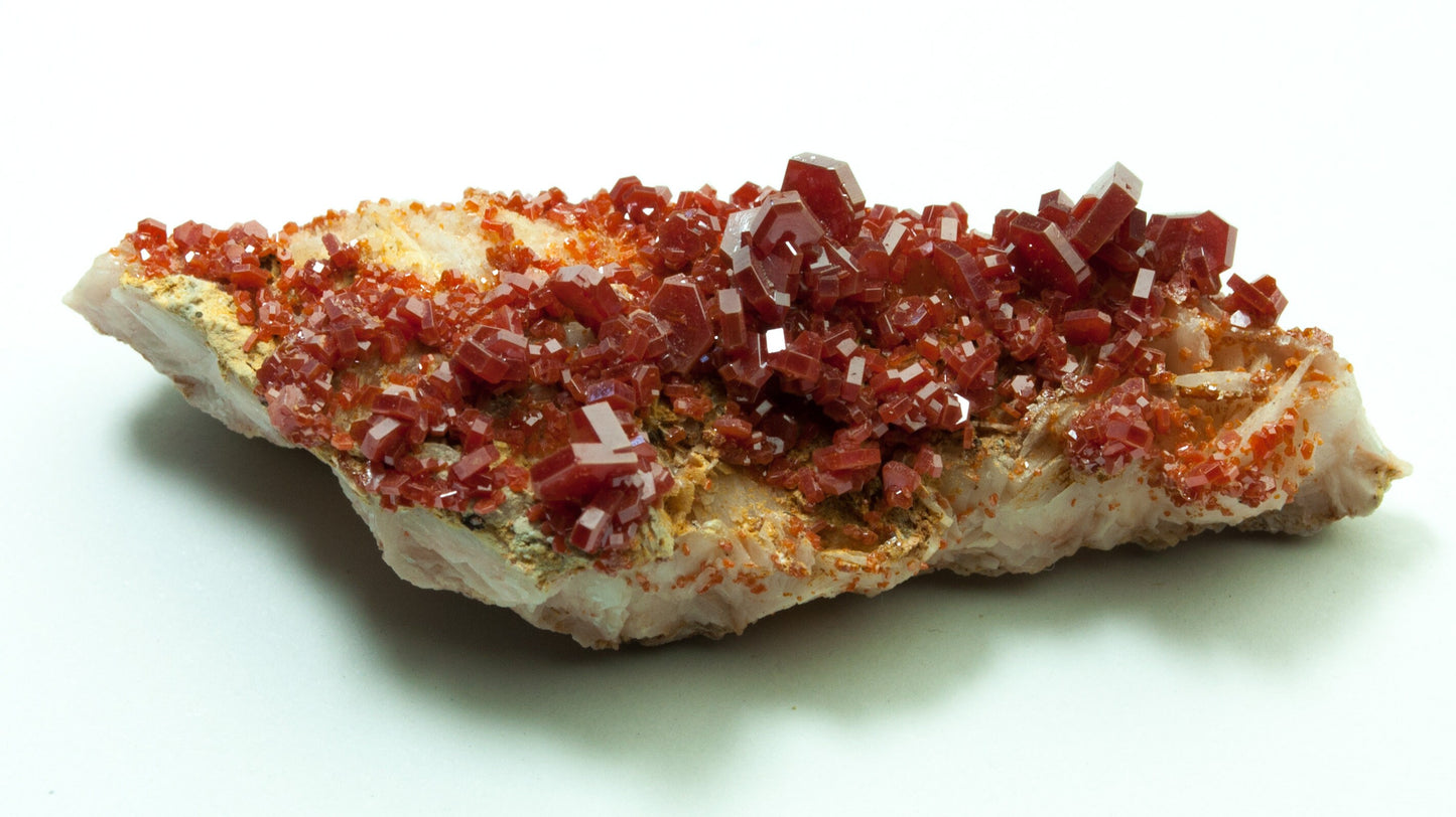 Vanadinite, Crystals on Matrix, Mibladen, Morocco (42)