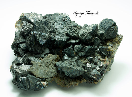 Sphalerite, Crystal Cluster on Matrix, Tri-State Lead Mining District, Picher, Oklahoma (45)