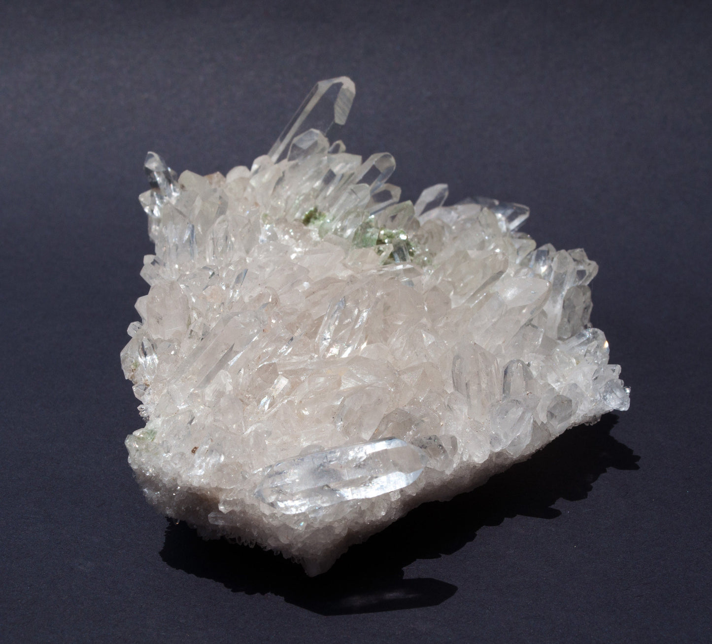 Fushite on Quartz, Pasto Bueno Mine, Peru (56)