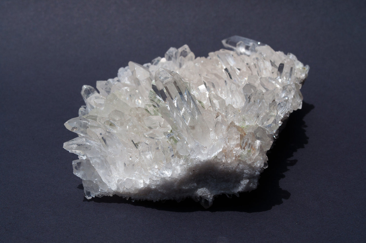 Fushite on Quartz, Pasto Bueno Mine, Peru (56)