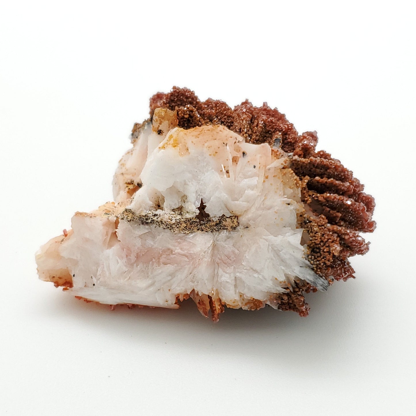 Vanadinite and Barite, Goethite, Mibladen, Midelt, Morocco (29)